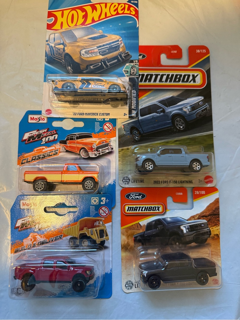 Ford hot wheel matchbox truck lot